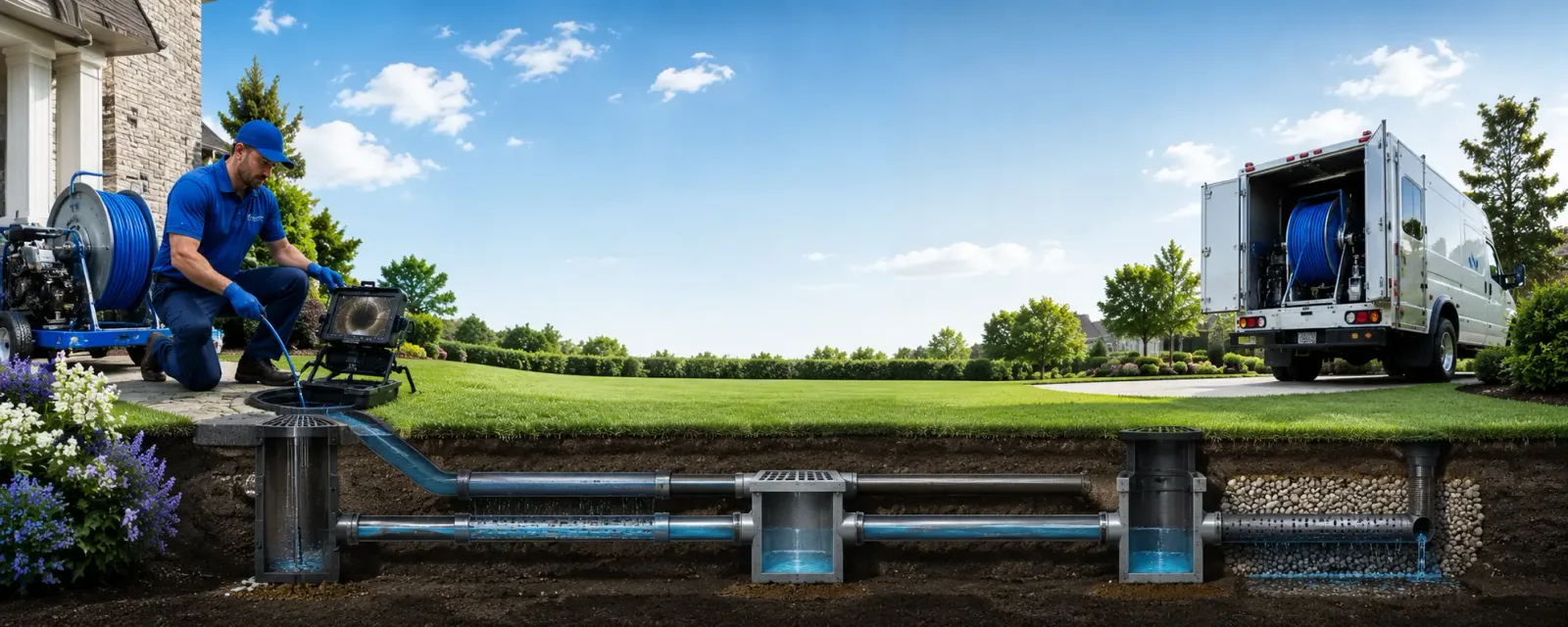Outdoor drain cleaning information for Manlius, IL