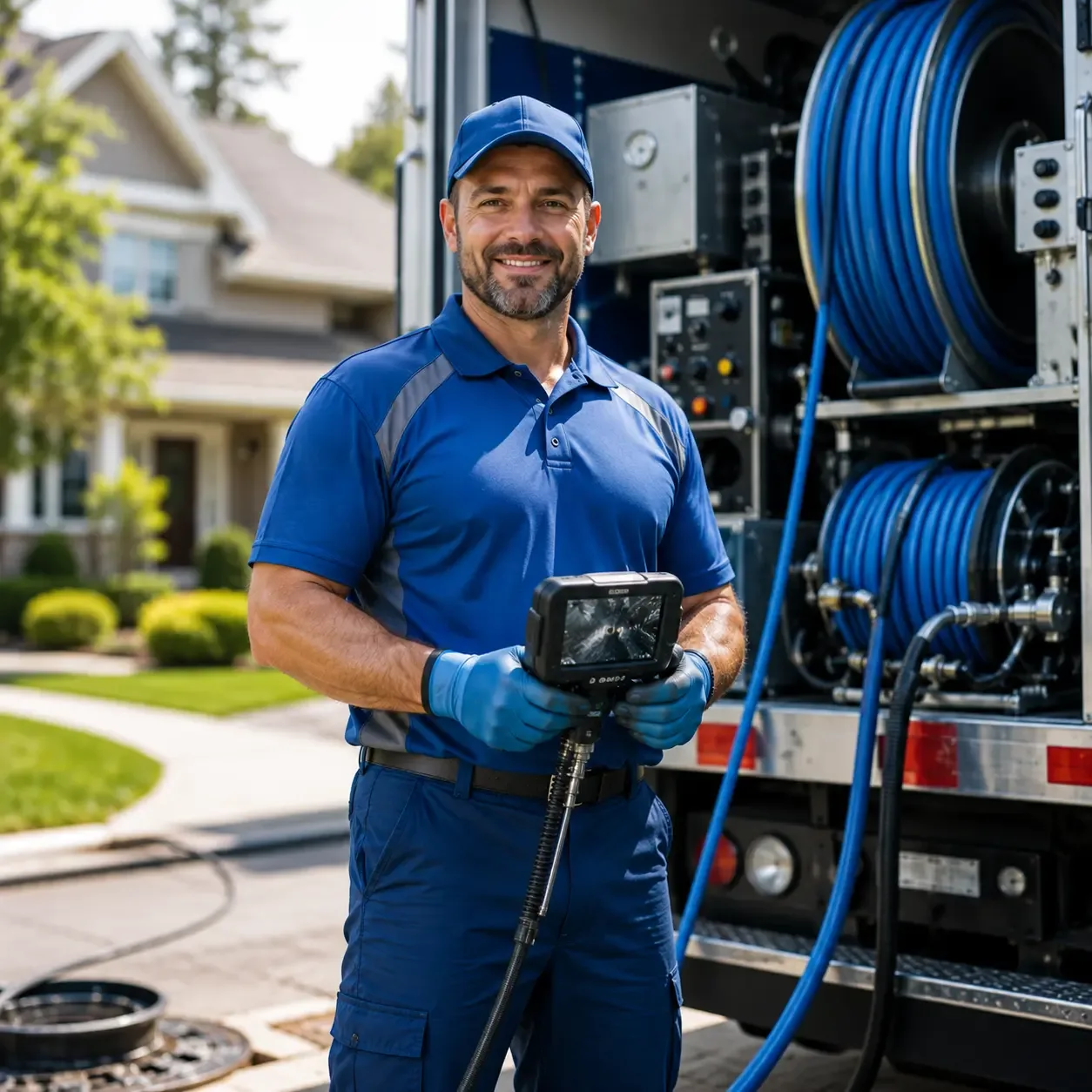 Local outdoor drain cleaning specialists in Manlius, IL